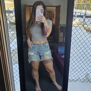 American Eagle 90s Boyfriend Jean Short